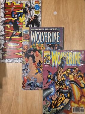 Assorted Wolverine Marvel Comic Books (Set of 3)